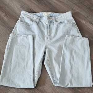 Madewell Light Curvy Petite Blue Denim Jeans